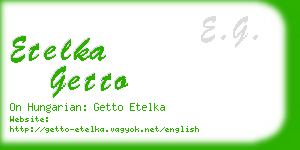 etelka getto business card